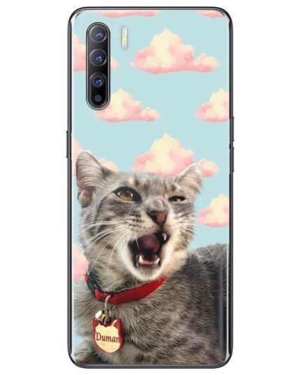 bulutlu tekir telefon kılıfı