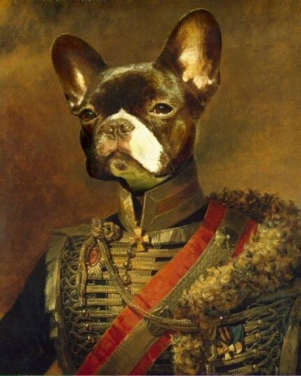 kişiye özel french buldog general