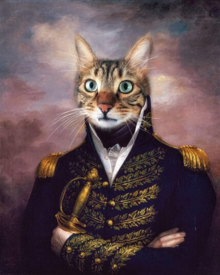 Rönesans Asil Kedi Tablosu