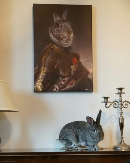 Royal Rabbit Portrait