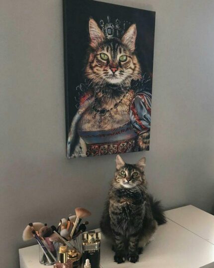 maine coon kraliçe tablo