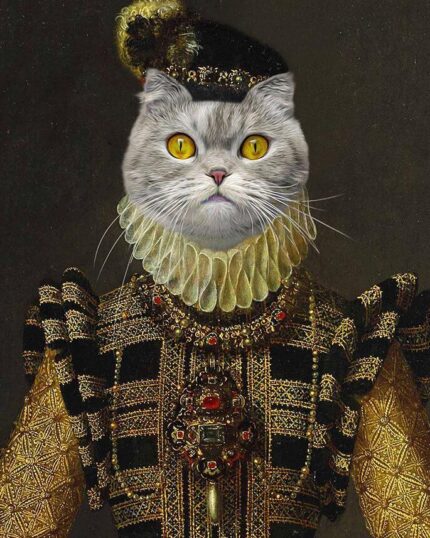 tekir kedi rönesans leydisi