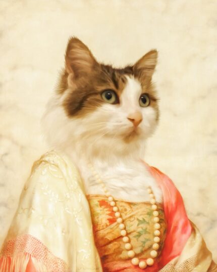 Bulutlar içerisinde Kedi Tasarımı