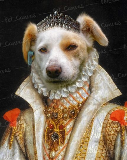 kralice evcil hayvan kanvas tablo
