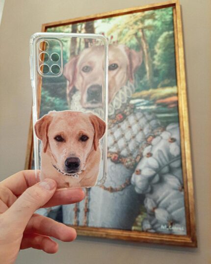 Evcil Hayvan Temalı Özel Tasarım Şeffaf Telefon Koruma Kılıfı