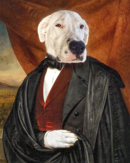 Aristokrat Asil Köpek Tablosu