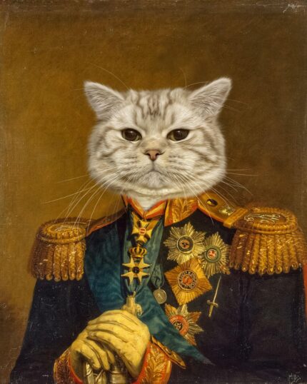 ahmet hilmi deler kedi pet kanvas tablo