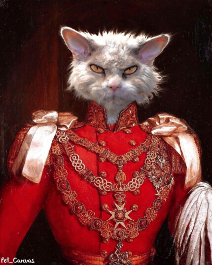 kızgın suratlı kırmızı general