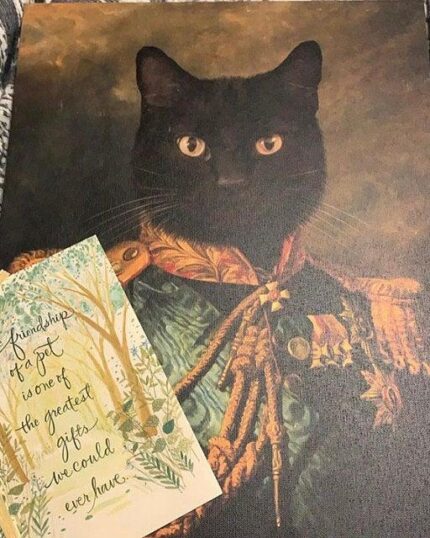 siyah kedi general tablo