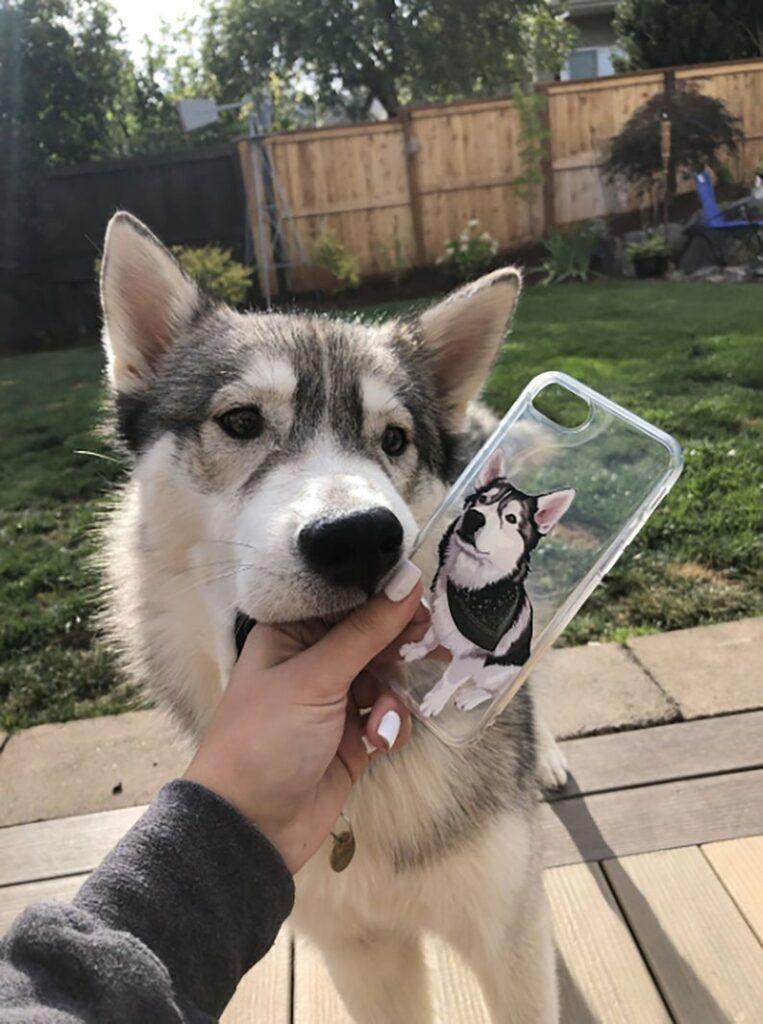 Custom Pet Design Transparent Phone Cases