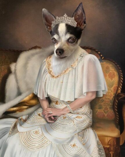 yaşlı kraliçe chiwuawua köpek