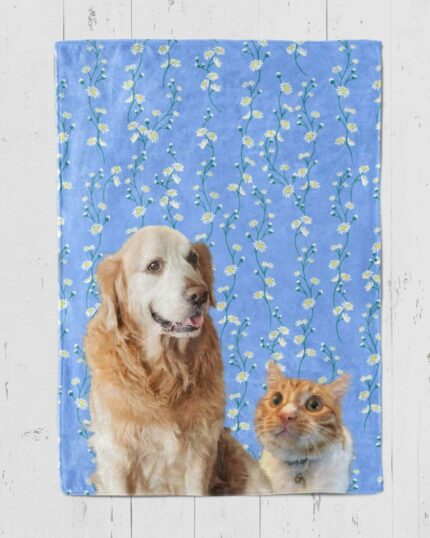 3D baskı evcil hayvanlı polar battaniye