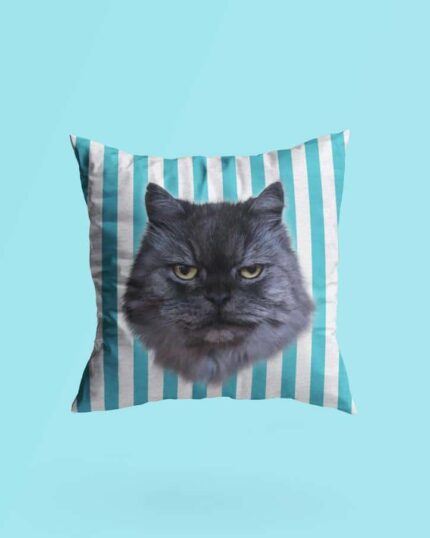 The Personalized Pop Art Pillow – Donut is a square pillow featuring vibrant pop art donut designs, perfect for adding a playful touch to any room and making an ideal gift for donut lovers.