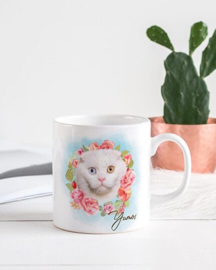 Çiçek Halkalı Kupa