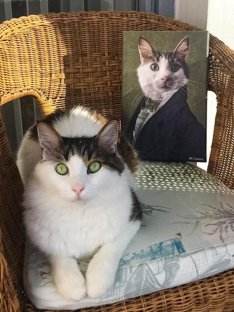 Custom Pet Canvas Paintings: From General Cats To King Dogs, Queen Rabbits 16 Custom Pet Canvas Paintings