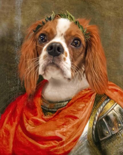 caesar dog portrait