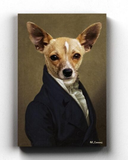 Aristokrat Rönesans Köpek Beyefendi Petcanvas