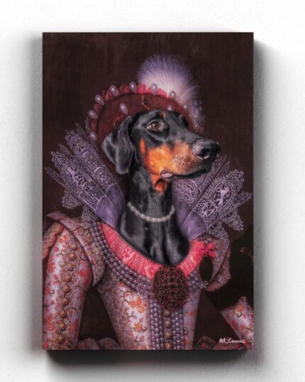 Pembe Kraliçe köpek tasarımı