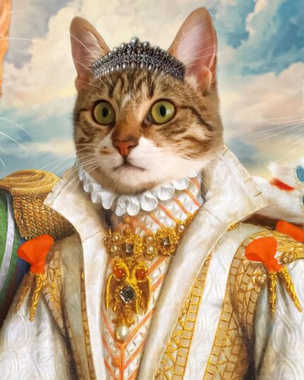 tekir kedi kraliçe tablosu