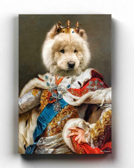 özel tasarım chowchow kral tablosu