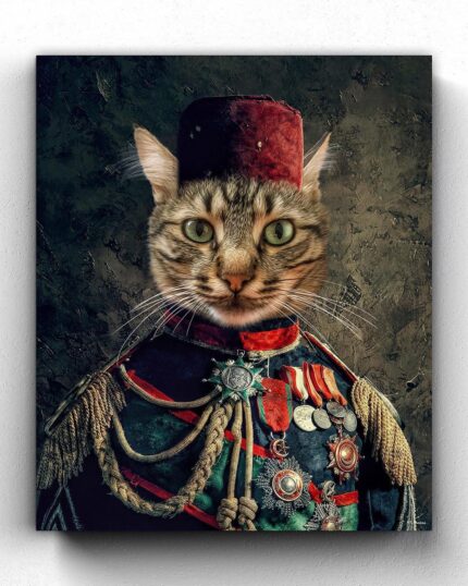 fesli tekir kedi çizim