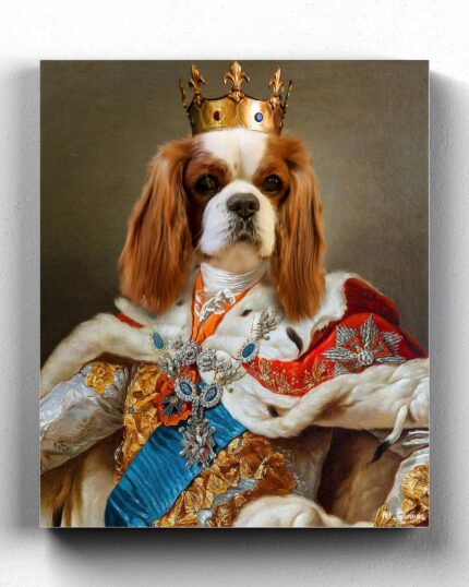 Kral King Charles Köpek Tuvali