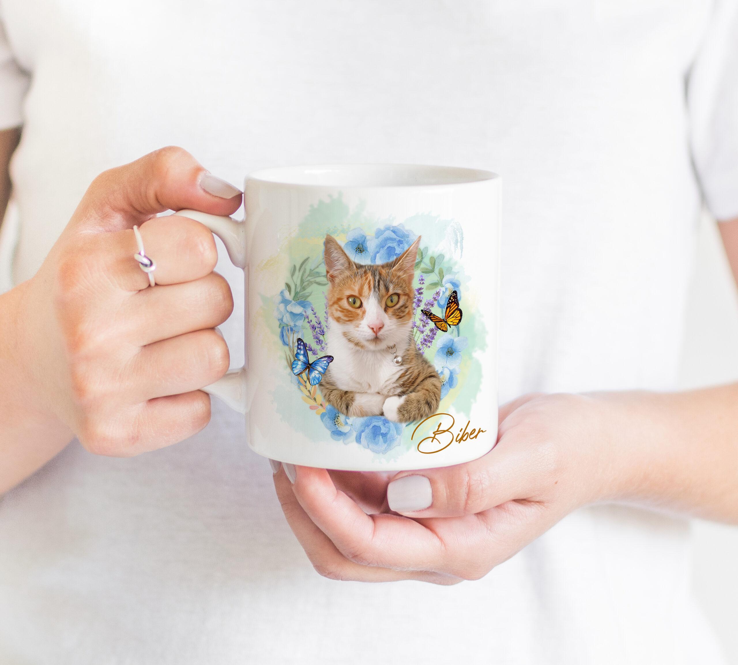 12-Eldekupa1 Çiçek Halkalı Özel Tasarım Kupa Bardak