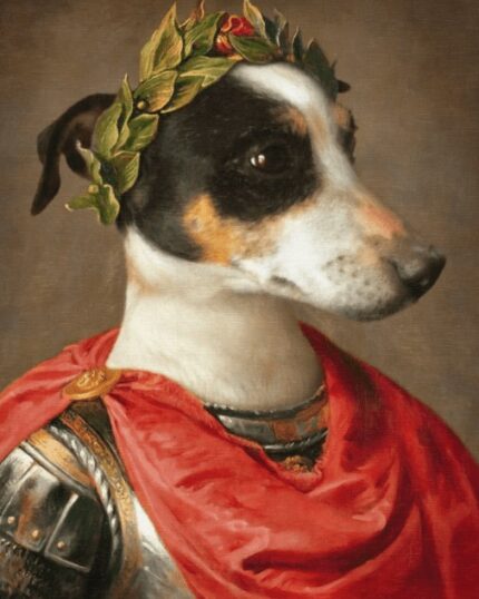 kral evcil hayvan jack russel tablo tasarımı