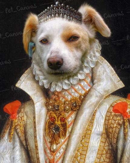 Cimcime Fino Kraliçe Rönesans Kanvas Tablo