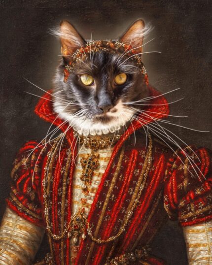 Asil Leydi Avustralya Çoban Köpek Pet Kanvas Tablo