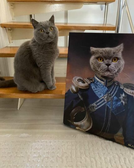 Rönesans-Dönemi-Tablolarının-Kedili-ve-Köpekli-Halleri-şövalye-İskoç