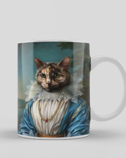 asil kedi tasarımlı kupa