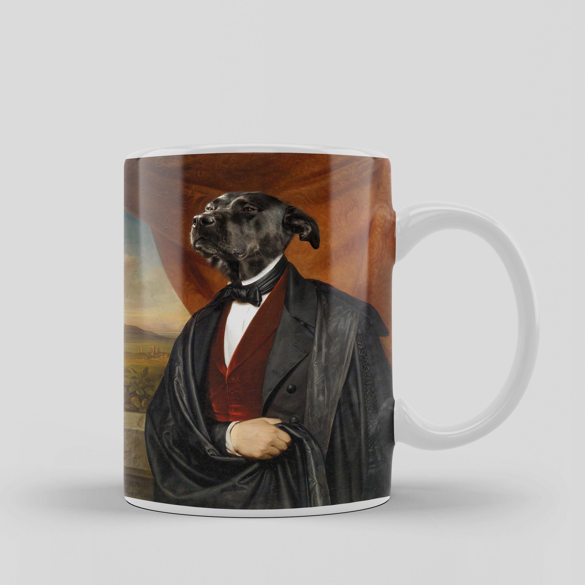 Duke-Kupa başkan tasarımlı köpekli kupa