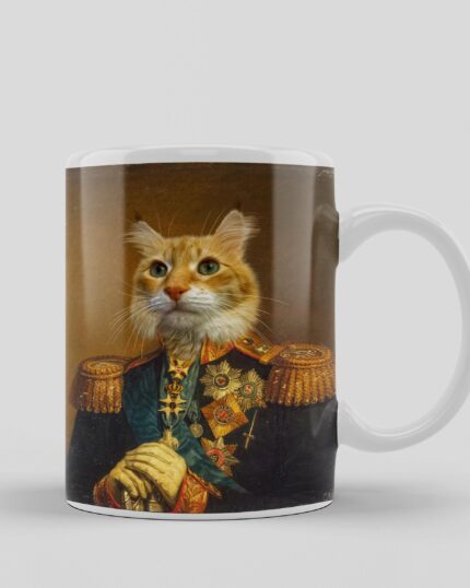 General Üniformalı Gazi Kedi Kupa