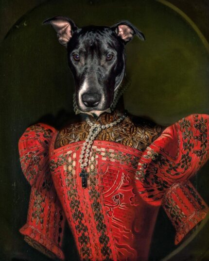 özel tasarım pitbull kanvas tablsu