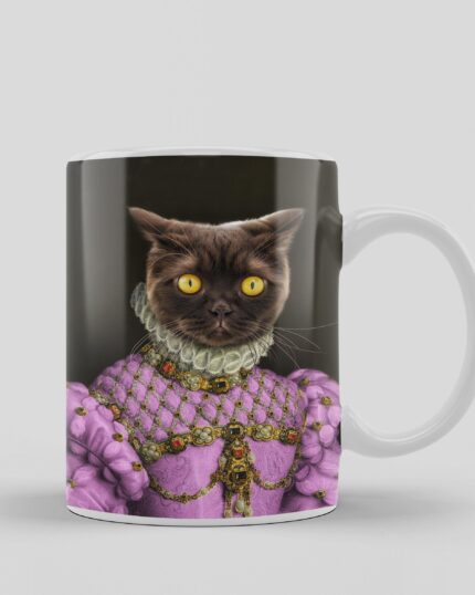 pembe leydi kostümlü kedi kupa