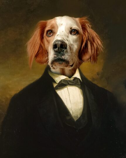 The Aristocrat Custom Design Pet Canvas