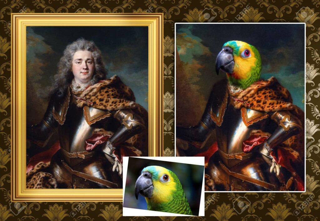 papagan sovalye portresi