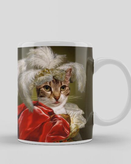 kraliçe kedili kupa