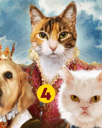 pembe kralice kedi tablosu