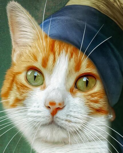 inci küpeli tekir kedi