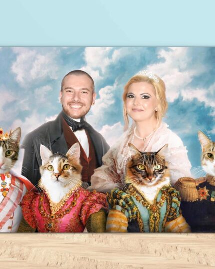 6'lı rönesans aile tablosu