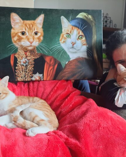 inci küpeli kedi tablosu