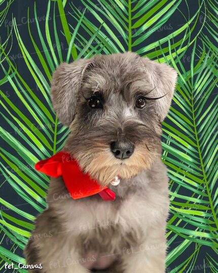 pop art yaprak petcanvas