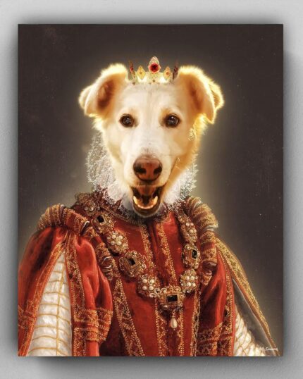 kirmizi kostümlü köpek petcanvas