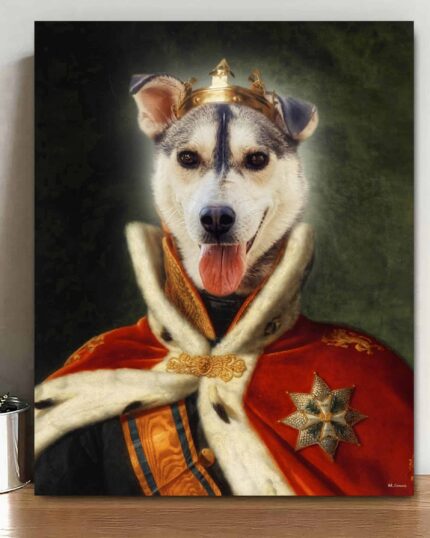 taçlı köpek tablosu