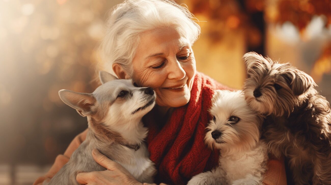 ebegay old women people with dogs and cats hugging and loving i ad64722a 2264 4160 ae78 e0d9870cd590