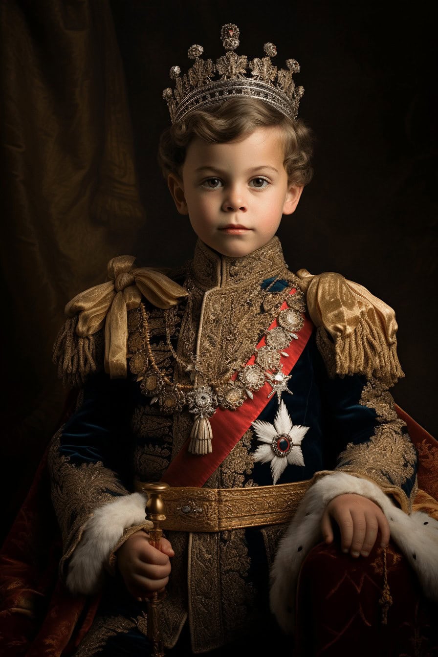 Wondergirl kostümü giymiş, canlı renkli detaylara sahip süper kahraman kostümü giymiş küçük bir çocuk, kişiselleştirilmiş bir tuval üzerinde dramatik bir arka plan önünde çekilen Özel Süper Kahraman Çocuk Portresi - Wondergirl #1 için kendinden emin bir şekilde poz veriyor.