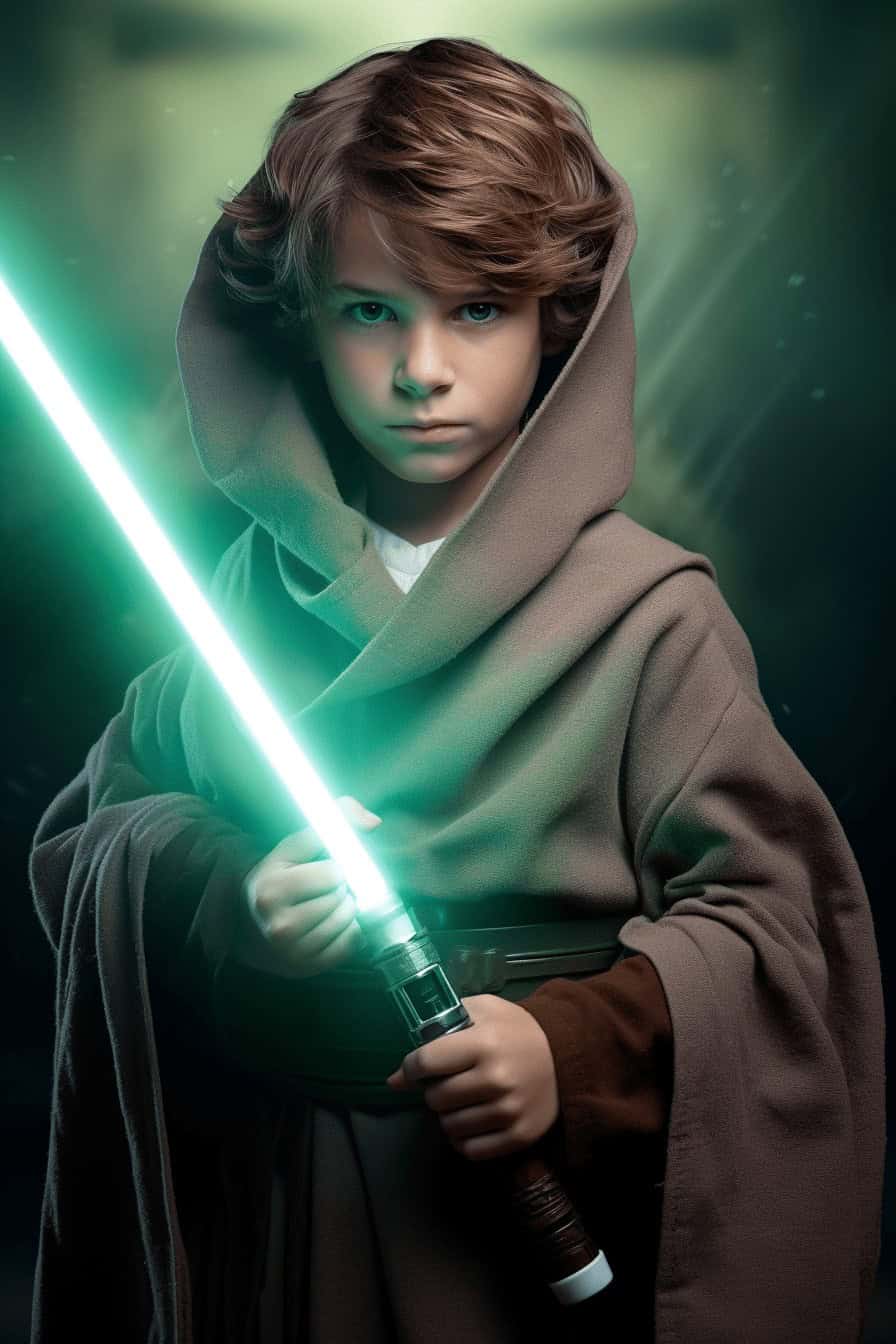 A child poses heroically as Wondergirl in a vibrant costume, ready to save the day—ideal for turning into a unique Custom Superhero Child Portrait - Wondergirl #1 canvas or as inspiration for a personalized design.