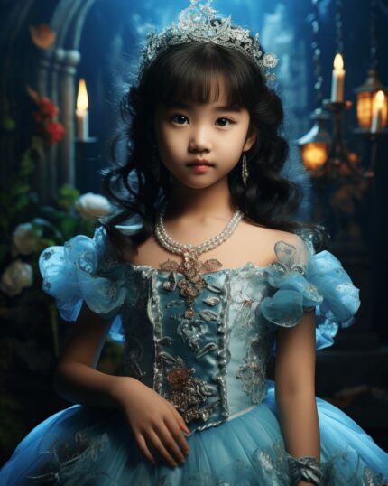 A young boy dressed as Ironboy stands heroically in a vibrant cityscape—ideal for canvas printing with the Custom Superhero Child Portrait - Ironboy #6 to capture this bold moment in timeless style.